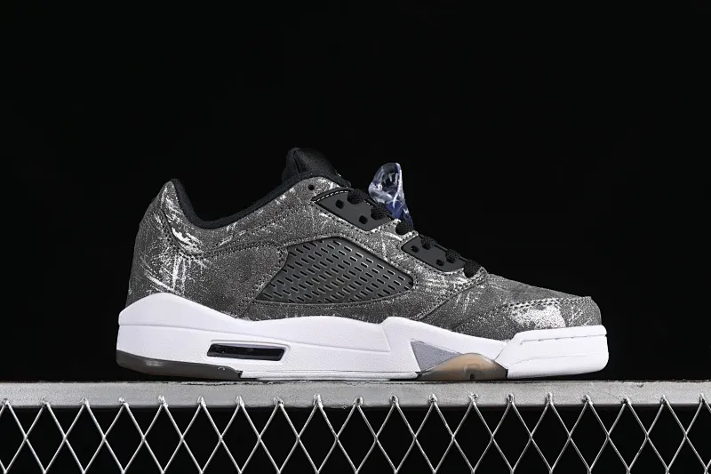 All categories Air Jordan Jordan series basketball shoes Air Jordan 5 Air Jordan 5 Low Premium "ASG" AJ5 Joe 5 gray and silver color low-top basketball shoes 819951-003